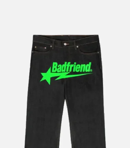 Bad-Friend-Latter-Printed-Jeans-Black-Green-1.webp