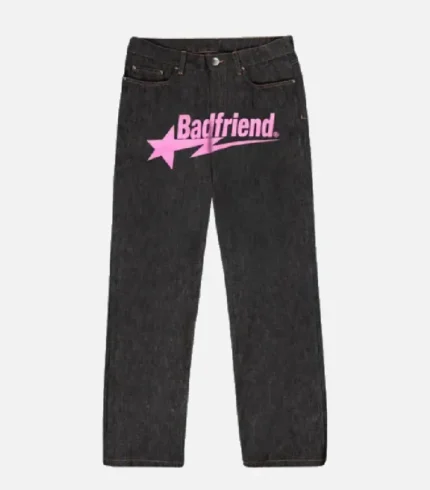 Bad-Friend-Latter-Printed-Jeans-Black-Pink-2.webp