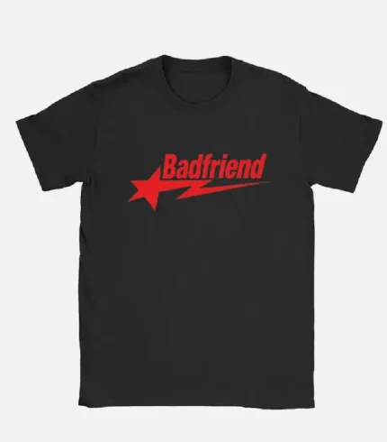 Bad-Friend-Letter-Print-Shirt-Black-Red-2.webp