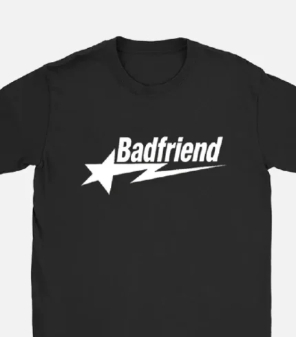 Bad-Friend-Letter-Print-Shirt-Black-White-1.webp