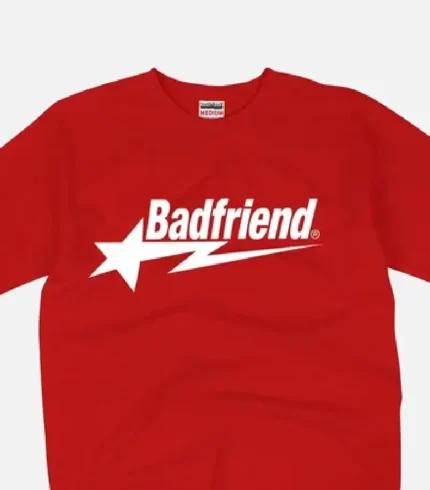 Bad-Friend-Letter-Print-Shirt-Red-White-1.webp