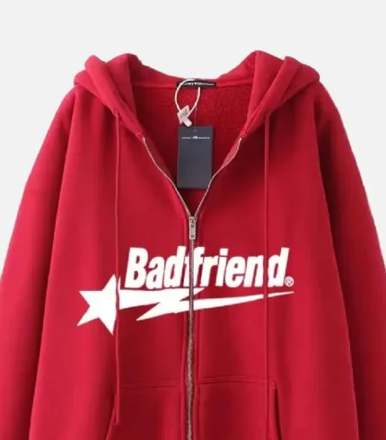 Bad-Friend-Zip-Hoodie-Red-1.webp